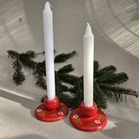 Svenske træ jule lysestager, gammel julepynt.